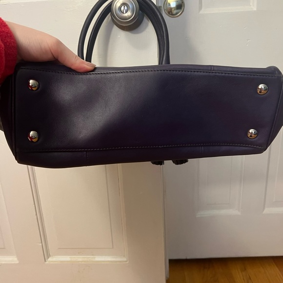 Authentic Coach Purple and Zebra Print Bag 💜 - Picture 4 of 8